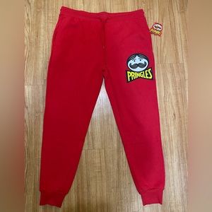 Pringles Sweatpants Mens XXL Red NWT